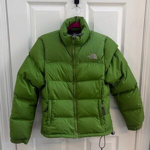 The North Face Vibrant Green Insulated Jacket